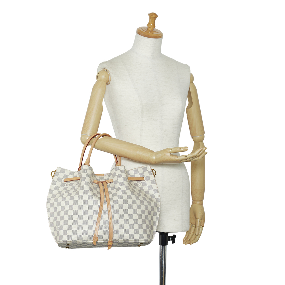 LOUIS VUITTON Damier Azur Girolata Bucket Bag - Picture 13 of 14